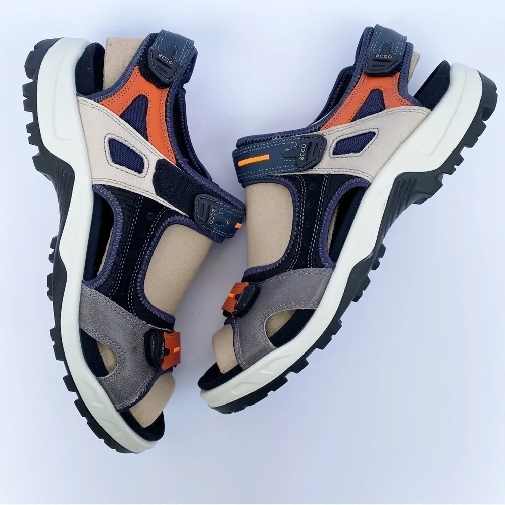NWT ECCO Yucatan Active Sport Trail Sandals Multicolor Fire Size 47/US 13-13.5